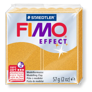 Fimo effect Modelliermasse, 57 g metallic gold