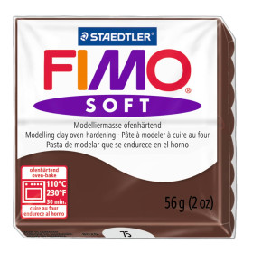 Fimo soft Modelliermasse, 57 g schoko