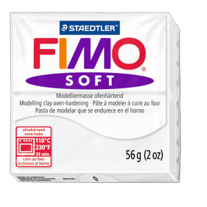 Fimo soft Modelliermasse, 57 g weiss