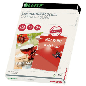 Laminierfolie Leitz iLam A4 175 Micron 100 Stück