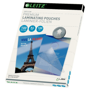 Laminierfolie Leitz iLam UDT mit richtungsweisenden Pfeilen A4 100 Micron 100